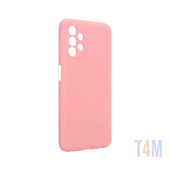 Silicone Case with Camera Shield for Samsung Galaxy A13 4g Pink