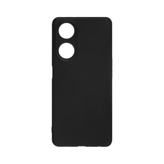 Silicone Case with Camera Shield for Oppo A98 5g Black