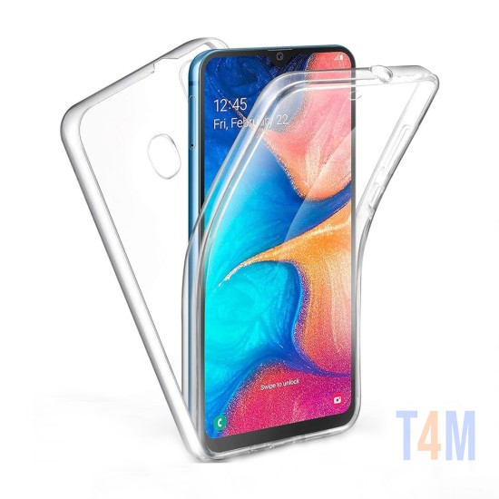 360º Silicon Case for Samsung Galaxy A20s Transparent