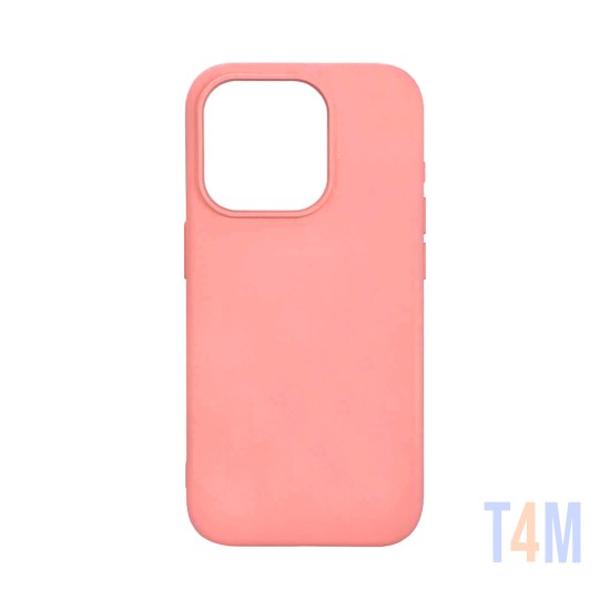 Capa de Silicone para Apple iPhone 15 Pro Max Rosa