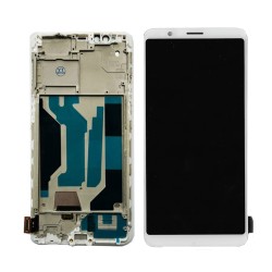 Touch+Display+Frame Oppo R11S Branco