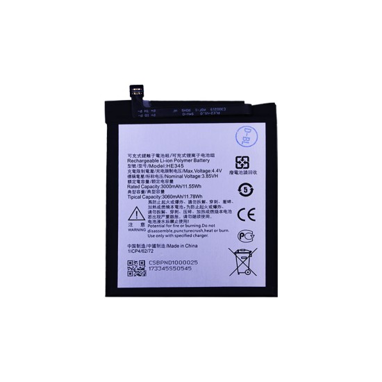 Battery HE345 for Nokia 6 2018 3060mAh