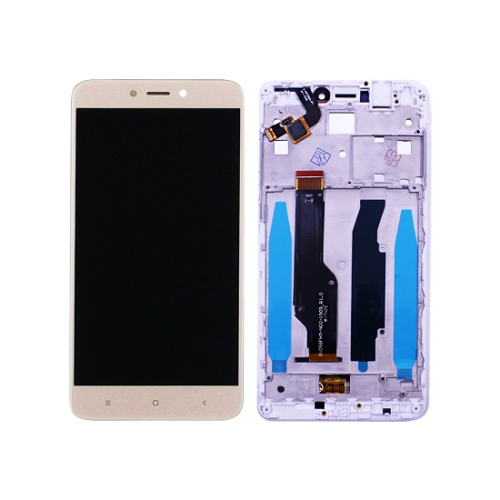 Touch+Display+Frame Xiaomi Redmi Note 4X Dourado