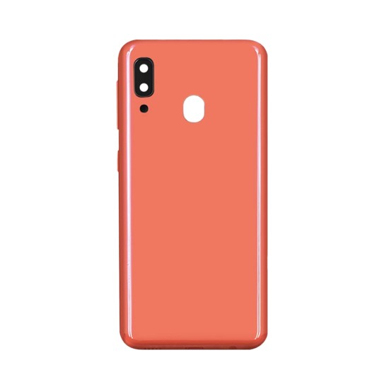 Back Cover+Camera Lens Samsung Galaxy A20E Orange