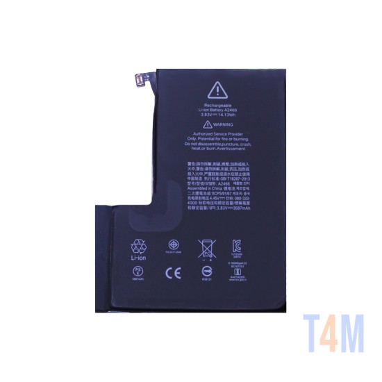 Bateria A2466 para Apple iPhone 12 Pro Max 3687mAh