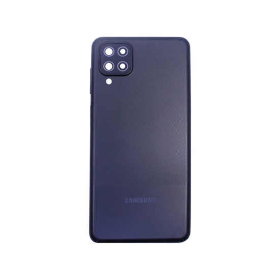 Back Cover with Camera Lens Samsung Galaxy A12/A127 Black