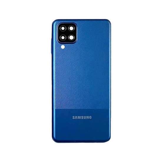 Back Cover with Camera Lens Samsung Galaxy A12/A127  Blue