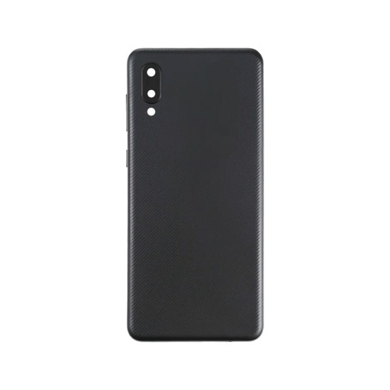 Back Cover with Camera Lens Samsung Galaxy A02/A022 Black