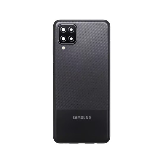 Back Cover with Camera Lens Samsung Galaxy M12/M127 Black