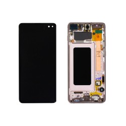 Touch+Display+Frame Samsung Galaxy S10 Plus 2019/G975 Service Pack Cerâmica Branca Touch+Display+Frame Samsung Galaxy S10 Plus 2019/G975 Service Pack Cerâmica Branca