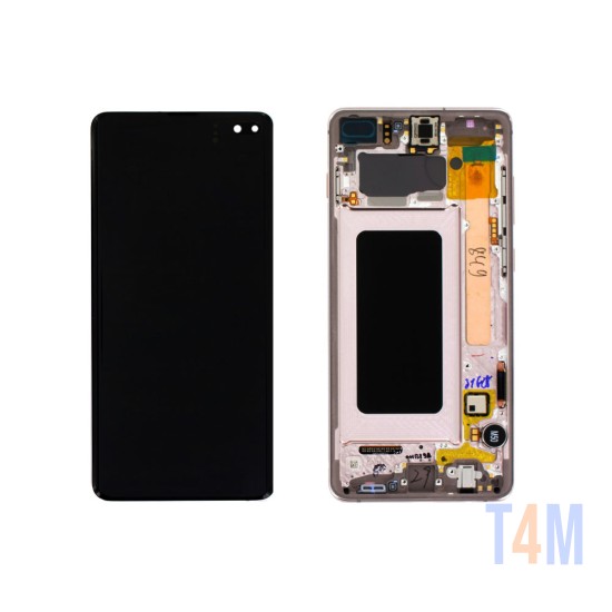 Touch+Display with Frame Samsung Galaxy S10 Plus/G975 6.4" Service Pack(GH82-18849J) Ceramic White