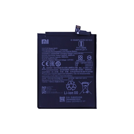 Bateria BM53 para Xiaomi MI 10T 5G/MI 10T PRO 5G 5000mAh