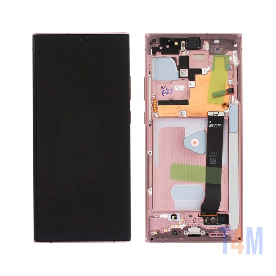 Touch+Display com Frame Samsung Galaxy Note 20 Ultra 4g/5g 2020/N985/N986F 6,9" Service Pack Bronze