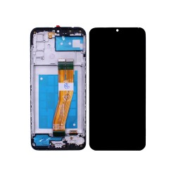 Touch+Display com Frame Samsung Galaxy A03S/A037F/A03 6,5" Preto Touch+Display com Frame Samsung Galaxy A03S/A037F/A03 6,5" Preto