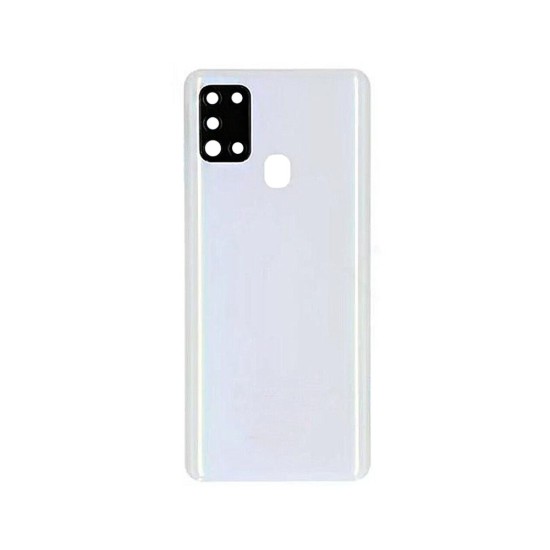 Back Cover with Camera Lens Samsung Galaxy A21s/A217 (Without Logo) White