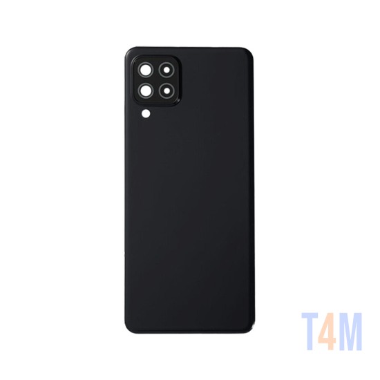 Back Cover+Camera Lens Samsung Galaxy A22 4G/A225 (Without Logo) Black