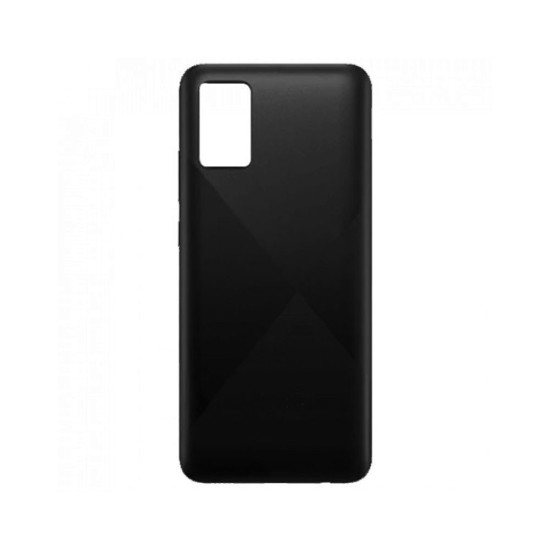 Back Cover Samsung Galaxy A02s/A025 (Without Logo) Black