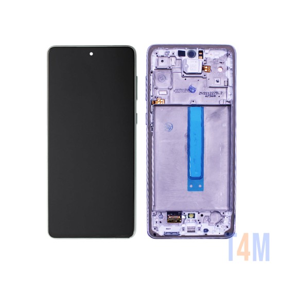 Touch+Display+Frame Samsung Galaxy A73 5G 2022/A736F Service Pack Branco