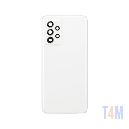 Tampa Traseira com Lente da Câmera Samsung Galaxy A52S 5G/A528 (Sem Logo) Branco