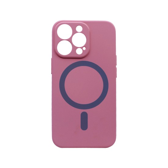 New Science Silicone Megnatic Case for iPhone 13 Pro Pink