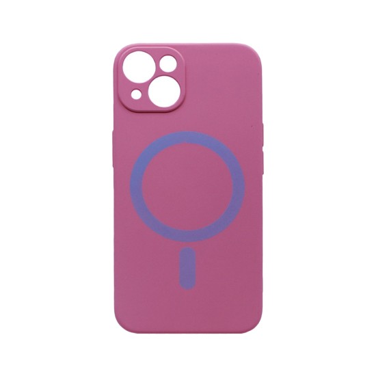 New Science Silicone Megnatic Case for iPhone 14 Pink