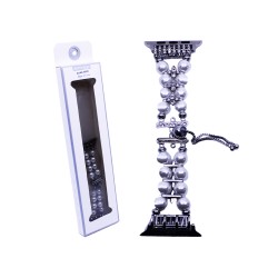 Smartwatch Natural Stone Band 42/44/45/49mm Silver Smartwatch Natural Stone Band 42/44/45/49mm Silver