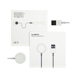 CABO DE CARREGAMENTO MAGNÉTICO PARA WATCH 1M BRANCO CABO DE CARREGAMENTO MAGNÉTICO PARA WATCH 1M BRANCO