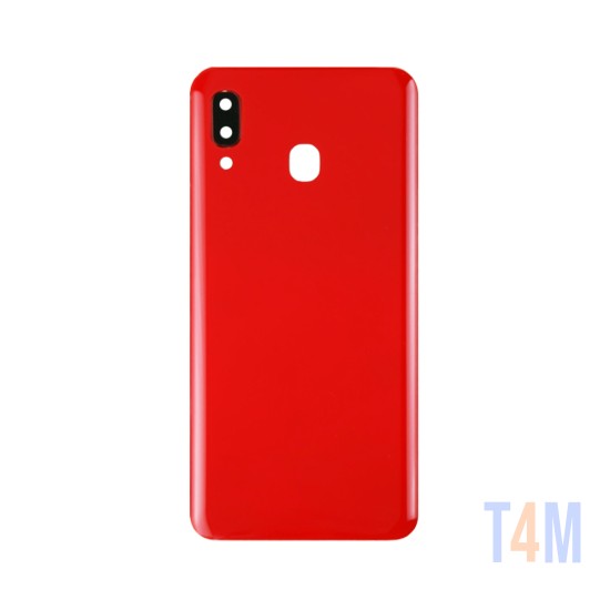 Back Cover+Camera Lens Samsung Galaxy A20/A205 Red