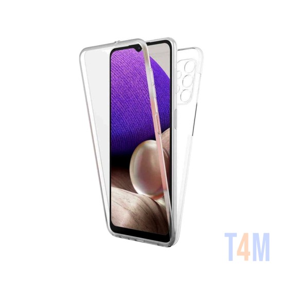 Funda de Silicona 360º para Samsung Galaxy A32 5G Transparente