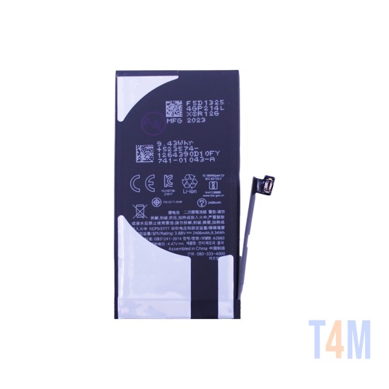 Battery A2660 for Apple iPhone 13 Mini 2406mAh