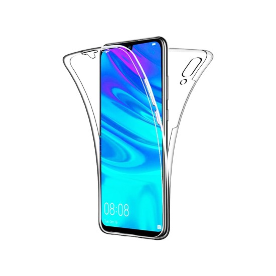 Capa de Silicone 360º para Huawei Y6 2019/Y6 Pro 2019 Transparente