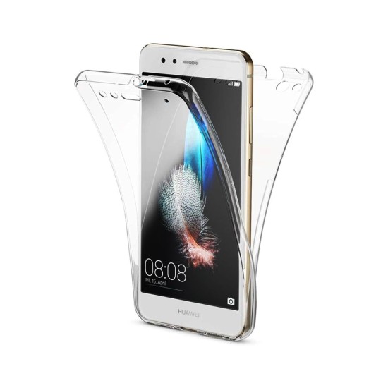 Funda de Silicona 360º para Huawei P10 Plus Transparente