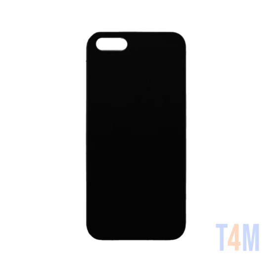 Funda de Silicona Suave para Apple iPhone 5g/5s Negro