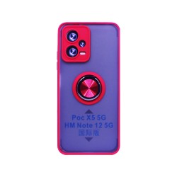 Case with Support Ring for Xiaomi Redmi Note 12 5g/Poco X5 5g Red