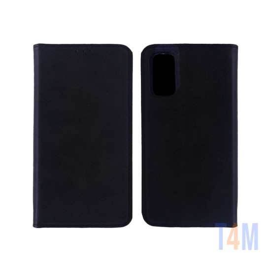 Funda Abatible de Cuero con Bolsillo Interno para Xiaomi MI 11i Black Negro