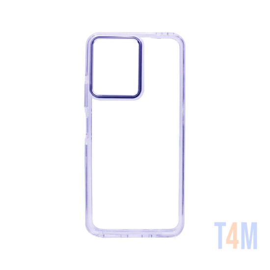 Transparent Hard Silicone Case for Xiaomi Redmi 13C/Poco C65 White