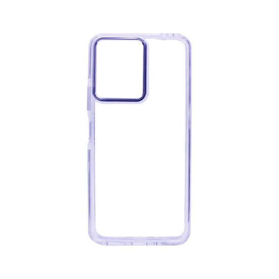 Transparent Hard Silicone Case for Xiaomi Redmi 13C/Poco C65 White