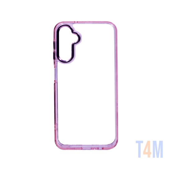 Funda de Silicona Transparente para  Samsung Galaxy A15 Rosa