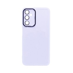 Capa de Silicone Transparente com Moldura de Câmera para Samsung Galaxy A05S Branco Capa de Silicone Transparente com Moldura de Câmera para Samsung Galaxy A05S Branco