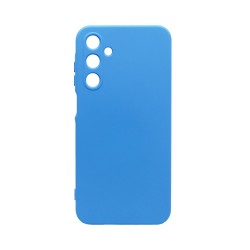 Capa de Silicone com Moldura de Câmera para Samsung Galaxy A25 5G Azul Capa de Silicone com Moldura de Câmera para Samsung Galaxy A25 5G Azul