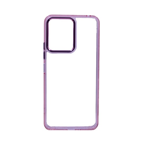 Transparent Silicone Case for Xiaomi Redmi 13 Pink