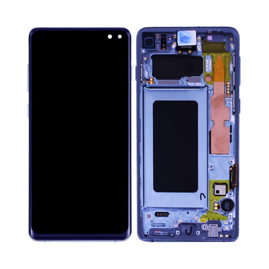 Touch+Display+Frame Samsung Galaxy S10/G973 Service Pack Blue