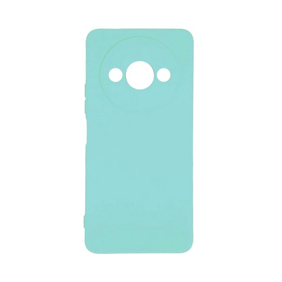 Silicone Case with Camera Shield for Xiaomi Redmi A3 Green