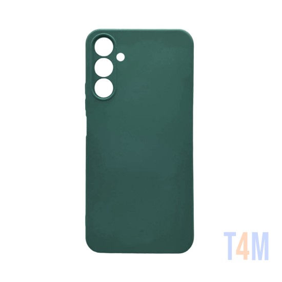 Silicone Case with Camera Shield for Samsung Galaxy A14 5g Green