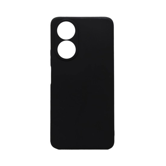 Silicone Case with Camera Shield for Huawei Honor X7 Black