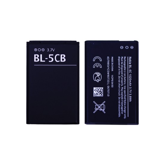 Battery BL-5CB for Nokia 2300/2310/2323C/2330C/2600/2610/2626/2700C/2710 N/2730C/3100/3650/3660/5030/5130 XM/6030/6085/C1-01/E50/E60/N70/N70 ME/N71/N72/N91/N91 8GB/N-GAGE 800mAh