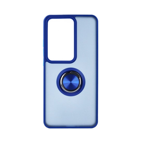 Case with Support Ring for Oppo Reno11 F Smoked Blue