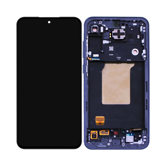 Touch+Display+Frame Samsung Galaxy A55 5G/A556 Service Pack Azul Marinho