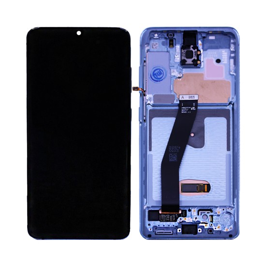 Touch+Display+Frame Samsung Galaxy S20/G980 Service Pack Azul