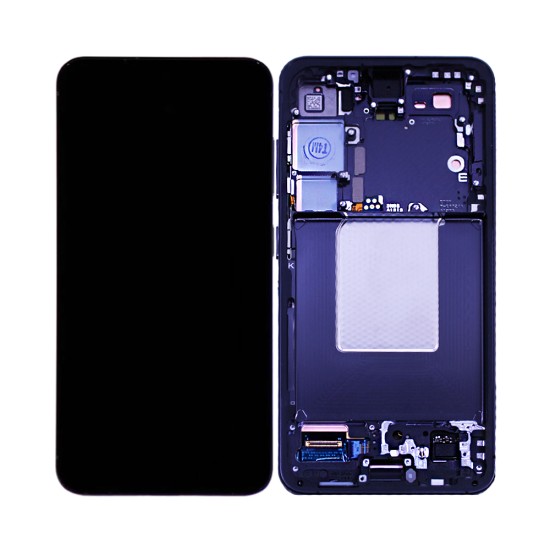 Touch+Display+Frame Samsung Galaxy S24 5G/S921 Service Pack Preto